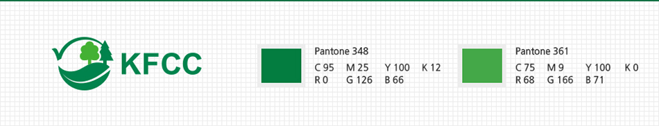 KFCC로고 색상표