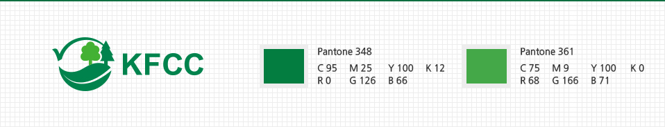 KFCC로고 색상표